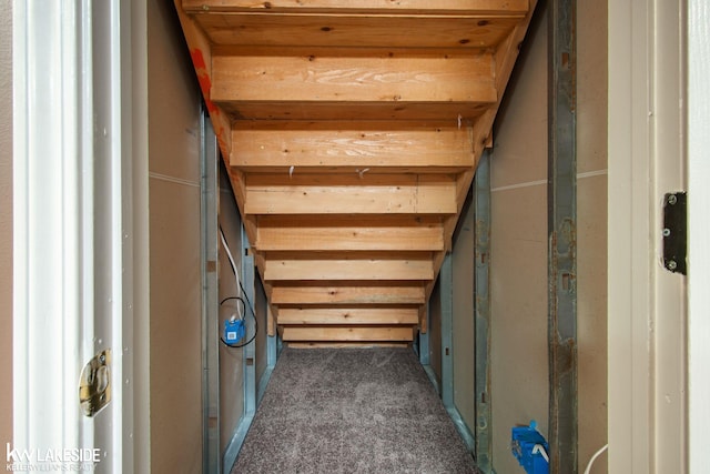 view of storage room