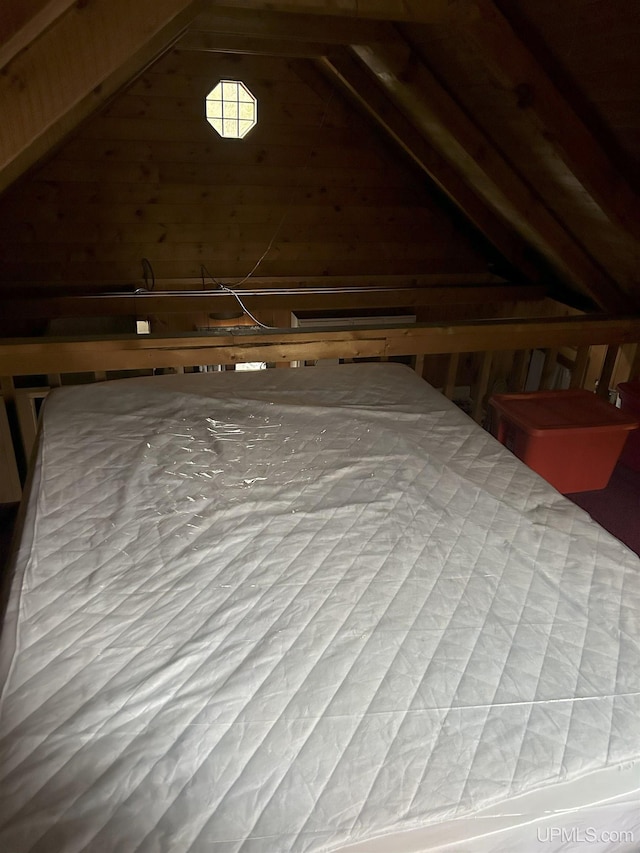 view of attic