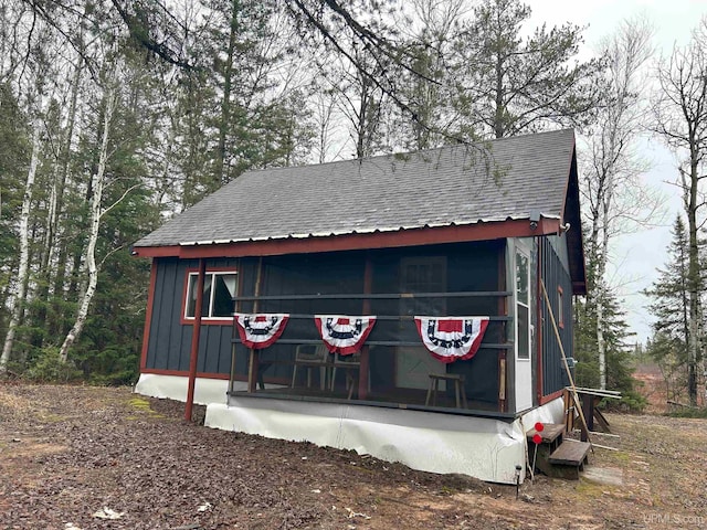 view of outdoor structure
