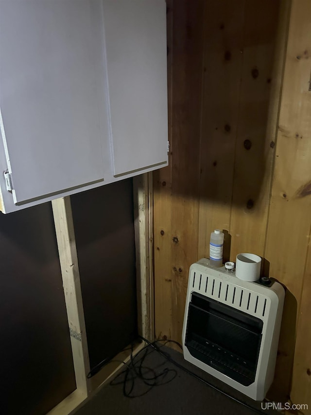 kitchen featuring heating unit