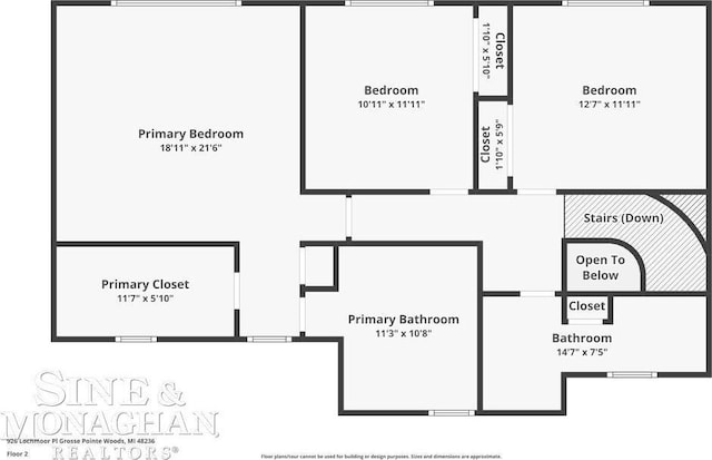 926 Lochmoor Pl, Grosse Pointe Woods, MI 48236 - floor plan