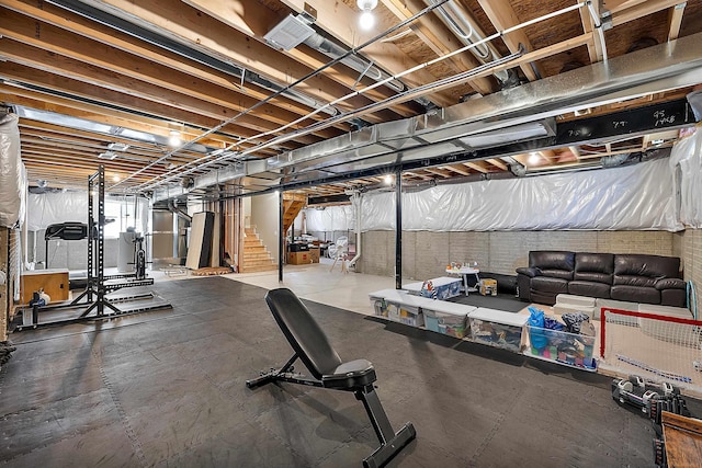 view of workout room