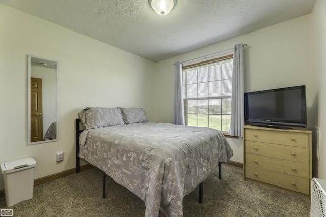 8765 Winn Rd, Brown City, MI 48416 - bedroom with baseboards, carpet flooring, and a textured ceiling