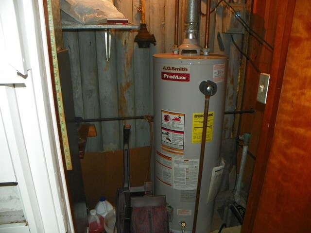 utilities featuring water heater