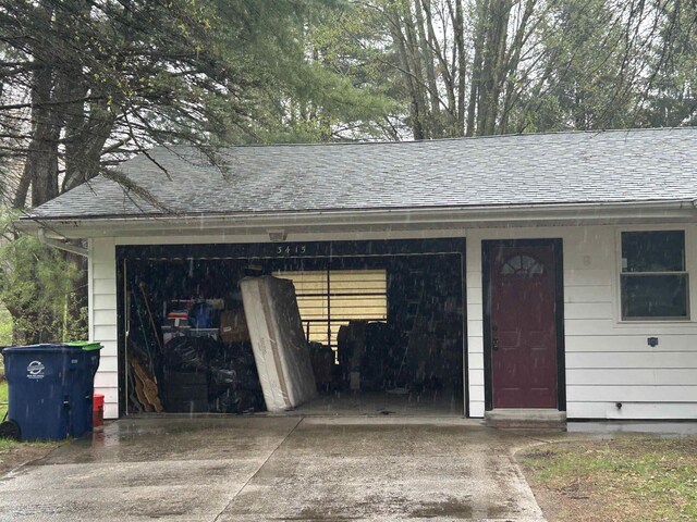 exterior space with driveway