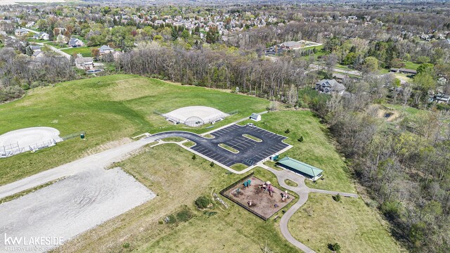 drone / aerial view
