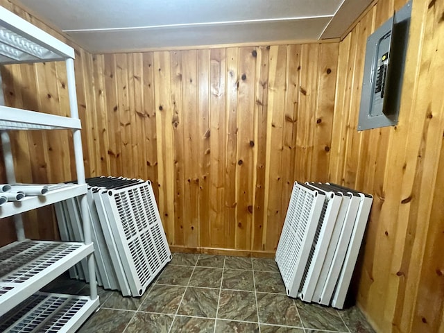 view of sauna / steam room featuring baseboards