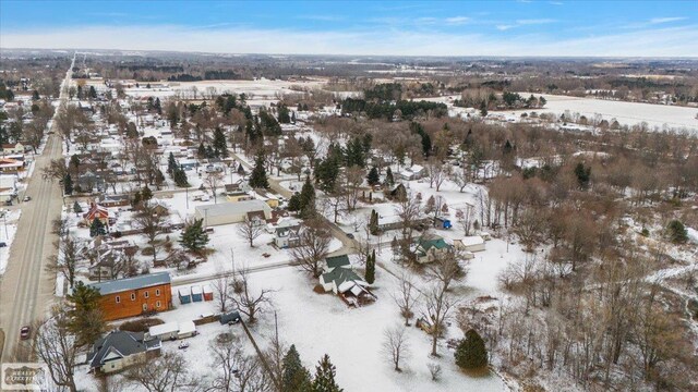 455 Garfield Rd, Fostoria, MI 48435 - view of snowy aerial view