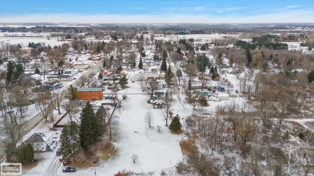 455 Garfield Rd, Fostoria, MI 48435 - view of snowy aerial view