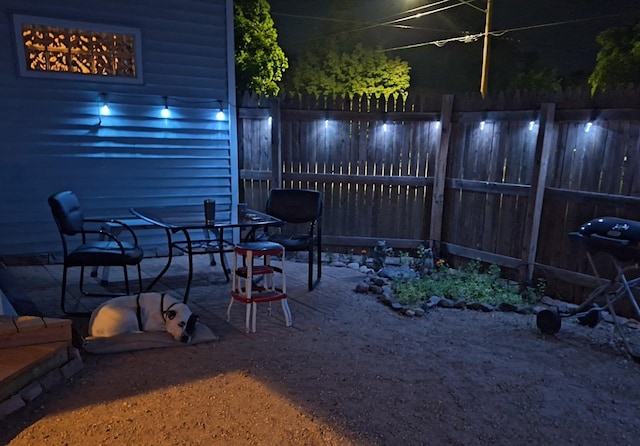 546 N Silverleaf St, Gladwin, MI 48624 - view of patio with outdoor dining space