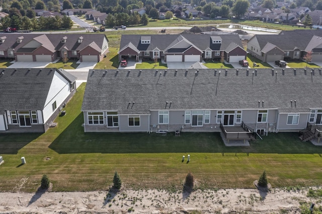 drone / aerial view featuring a residential view