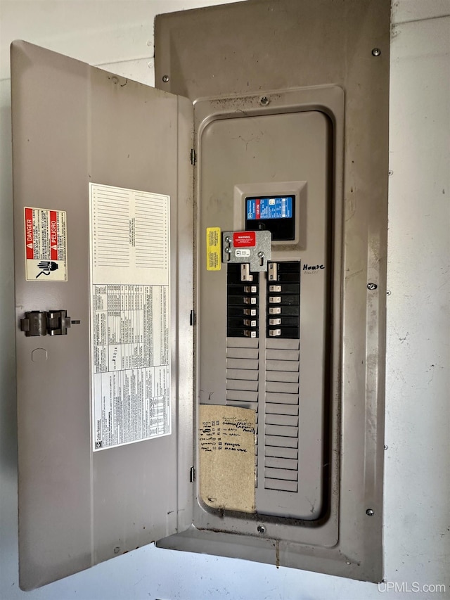 utilities with electric panel