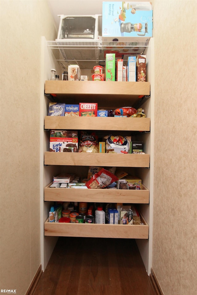 view of pantry