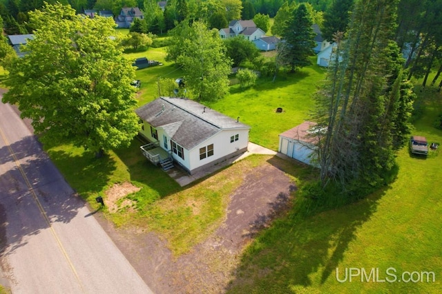 drone / aerial view