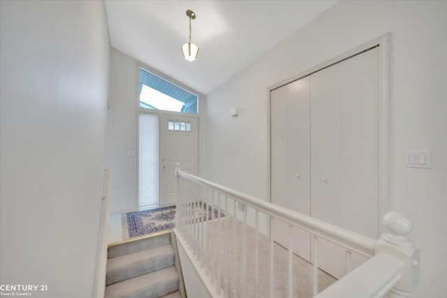 view of stairs