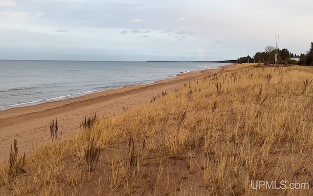 water view featuring a view of the beach