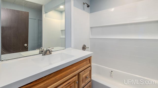 full bathroom with vanity