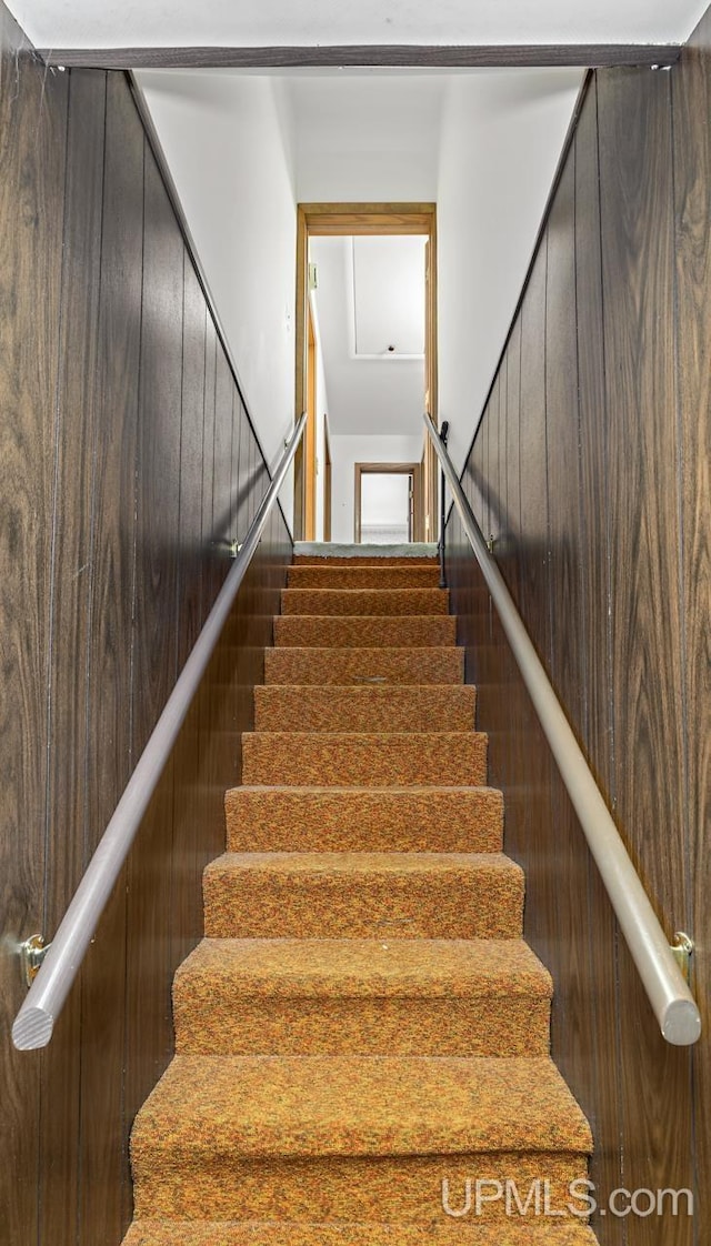 view of stairs