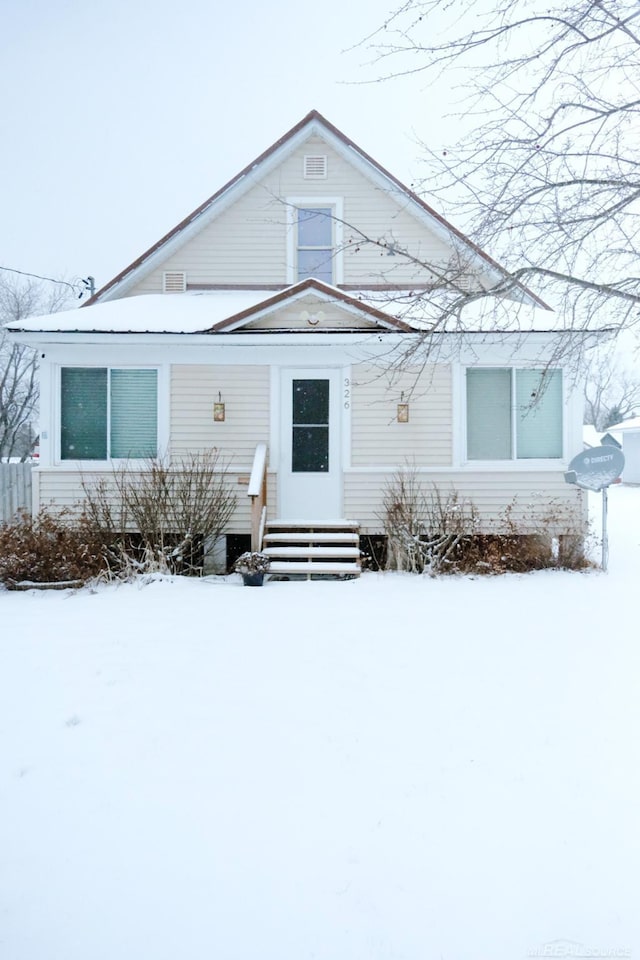 view of front of house