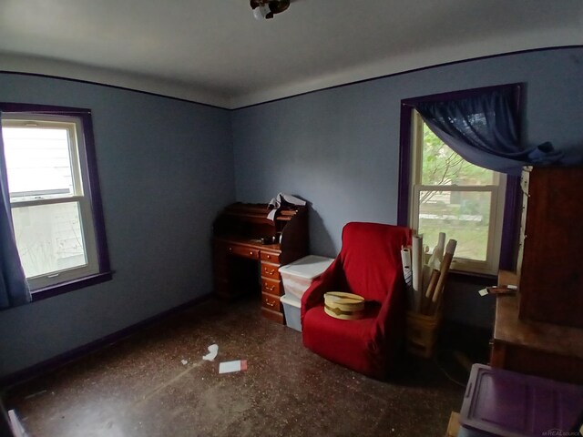 interior space featuring a healthy amount of sunlight