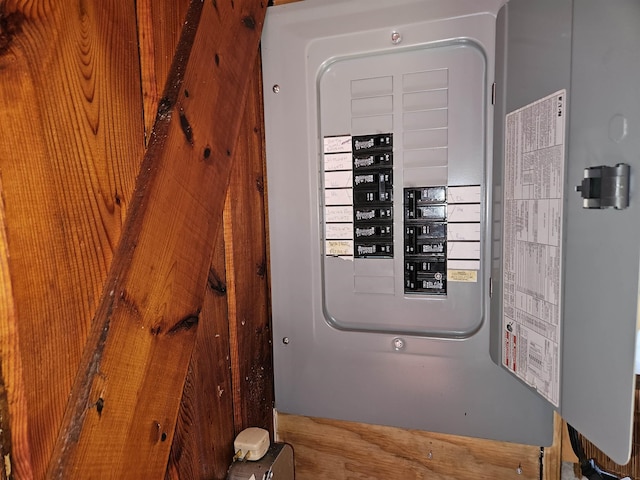 utility room with electric panel