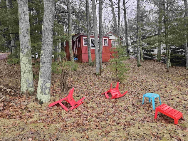 view of play area