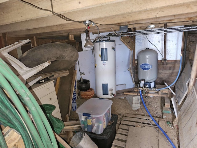 utilities featuring electric water heater