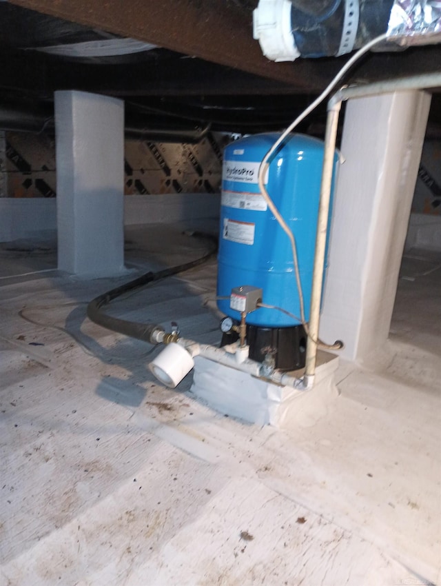 interior space with crawl space