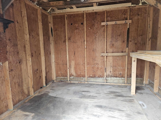view of storage room