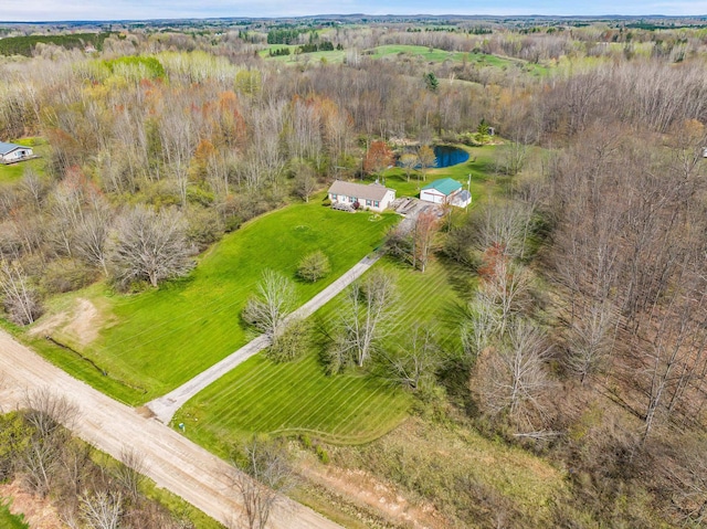 3160 Highland Pkwy, Gladwin, MI 48624 - aerial view with a rural view