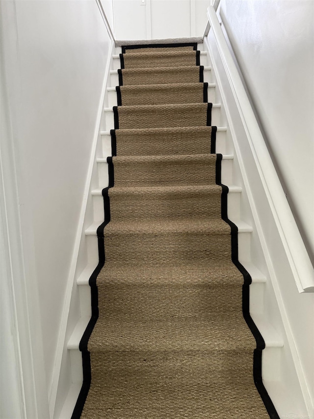 view of stairs
