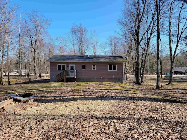 131 Midway Dr, Negaunee, MI 49866 - view of rear view of property