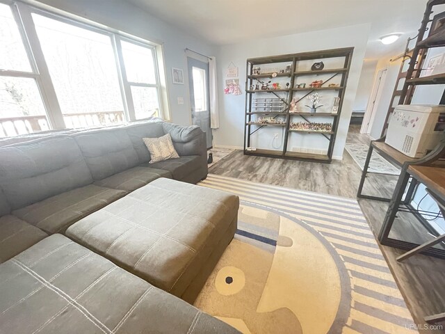 131 Midway Dr, Negaunee, MI 49866 - living area with wood finished floors