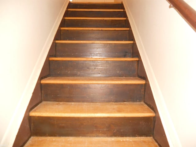 view of stairs