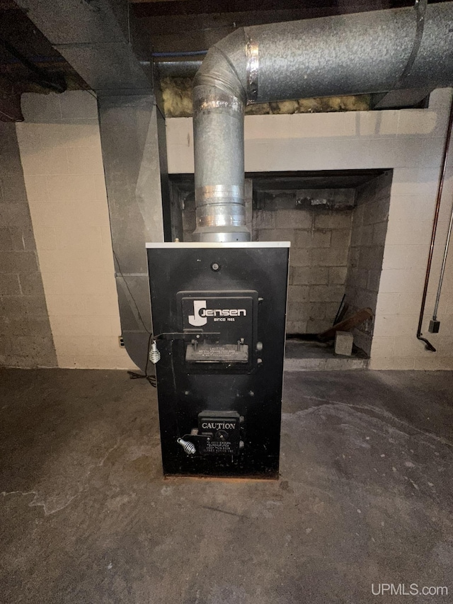 view of utility room