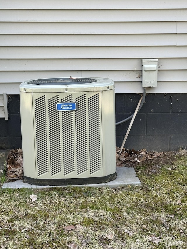 details featuring central AC unit