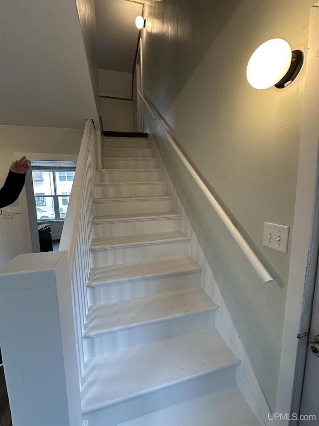 view of staircase