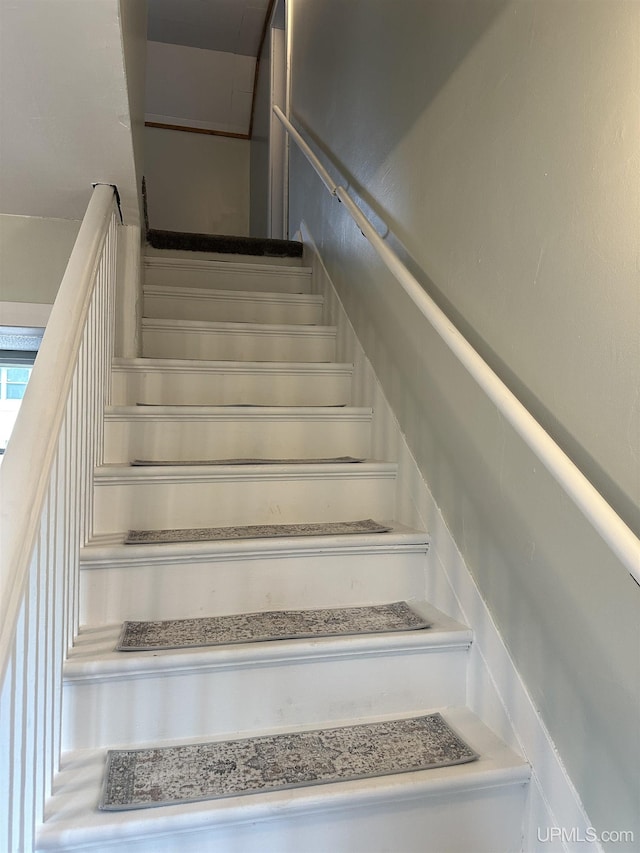 view of stairs