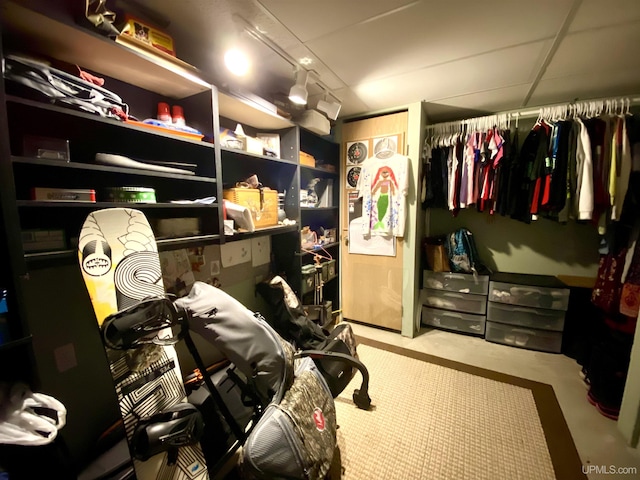 view of storage