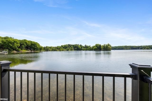 property view of water
