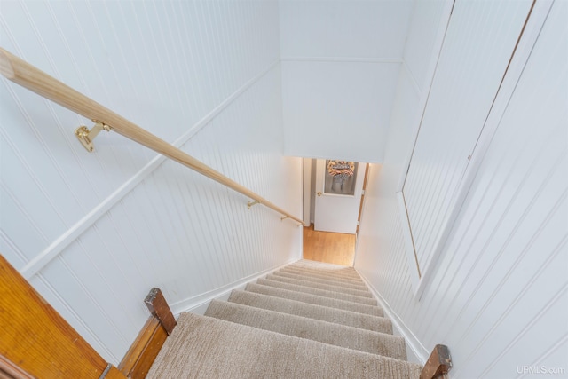 view of stairs
