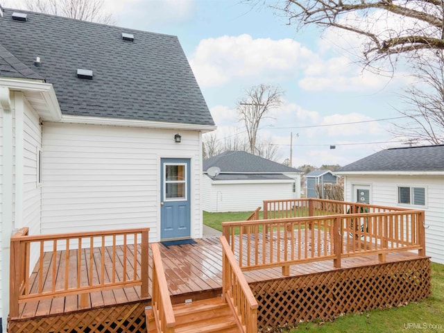 view of deck