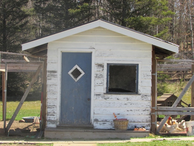 25485 Opal Rd, Watton, MI 49970 - view of poultry coop