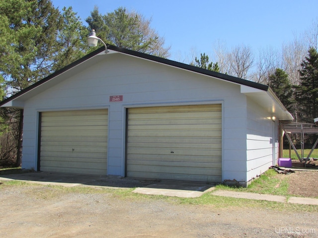 25485 Opal Rd, Watton, MI 49970 - view of detached garage