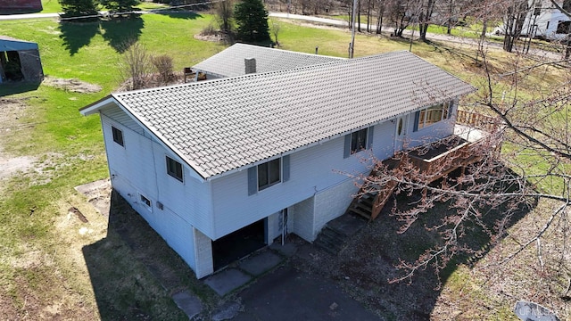 drone / aerial view