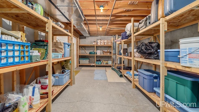 view of storage