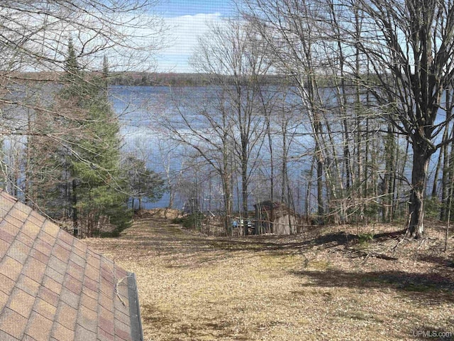 water view with fence