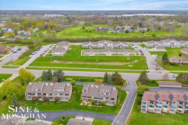 birds eye view of property featuring a residential view