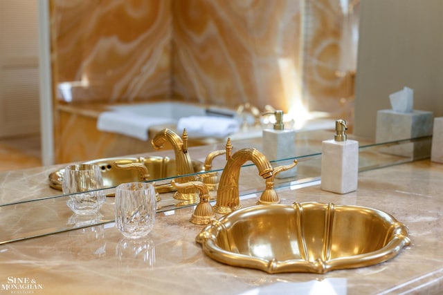details featuring a sink