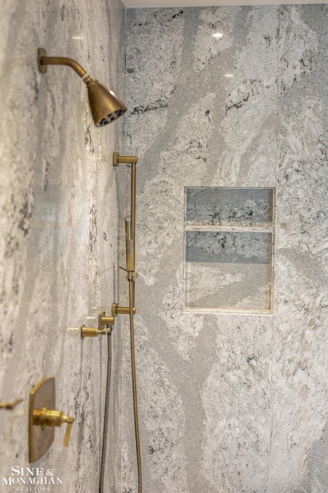 room details featuring a shower
